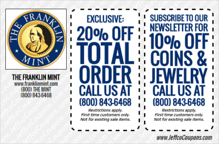 The Franklin Mint Coupon