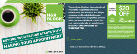 H&R Block Lakewood Coupon