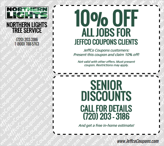 Northern Lights Tree Service Coupon