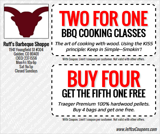 Ruff’s Barbeque Shoppe Golden Coupon
