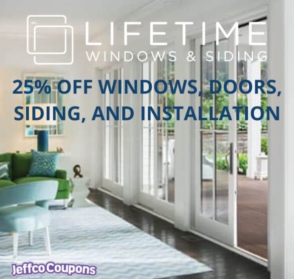 Lifetime Windows and Siding Denver Coupon